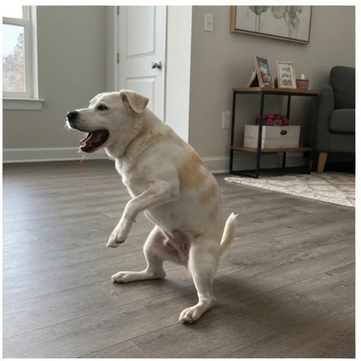 Herding dog working with livestock
